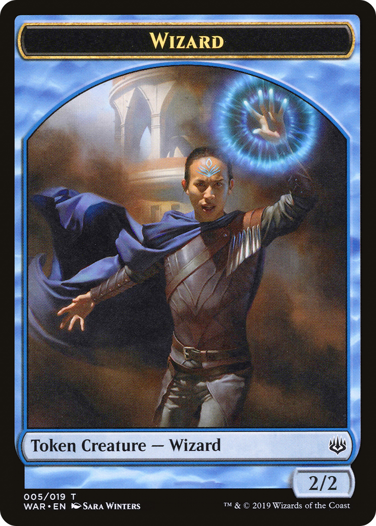 Wizard (TWAR-005) - War of the Spark Tokens