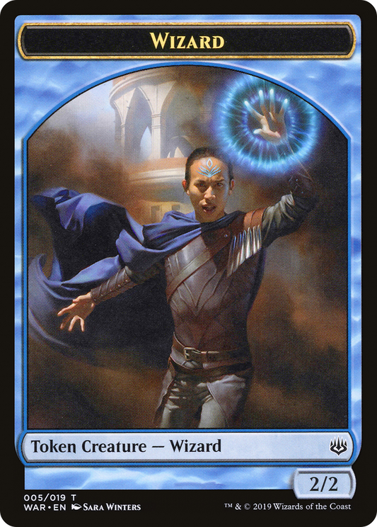 Wizard (TWAR-005) - War of the Spark Tokens