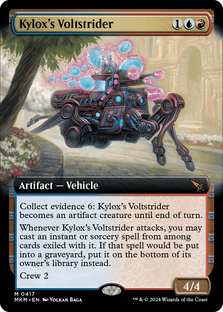 Kylox's Voltstrider (MKM-417) - Murders at Karlov Manor: (Extended Art) - Premium MTG Single from Wizards of the Coast - Just $0.26! Shop now at Game Crave Tournament Store