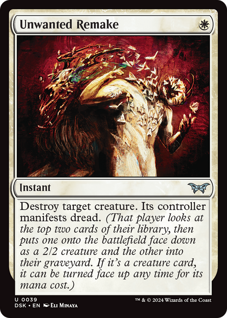 Unwanted Remake (DSK-039) - Duskmourn: House of Horror Foil - Premium MTG Single from Wizards of the Coast - Just $0.25! Shop now at Game Crave Tournament Store