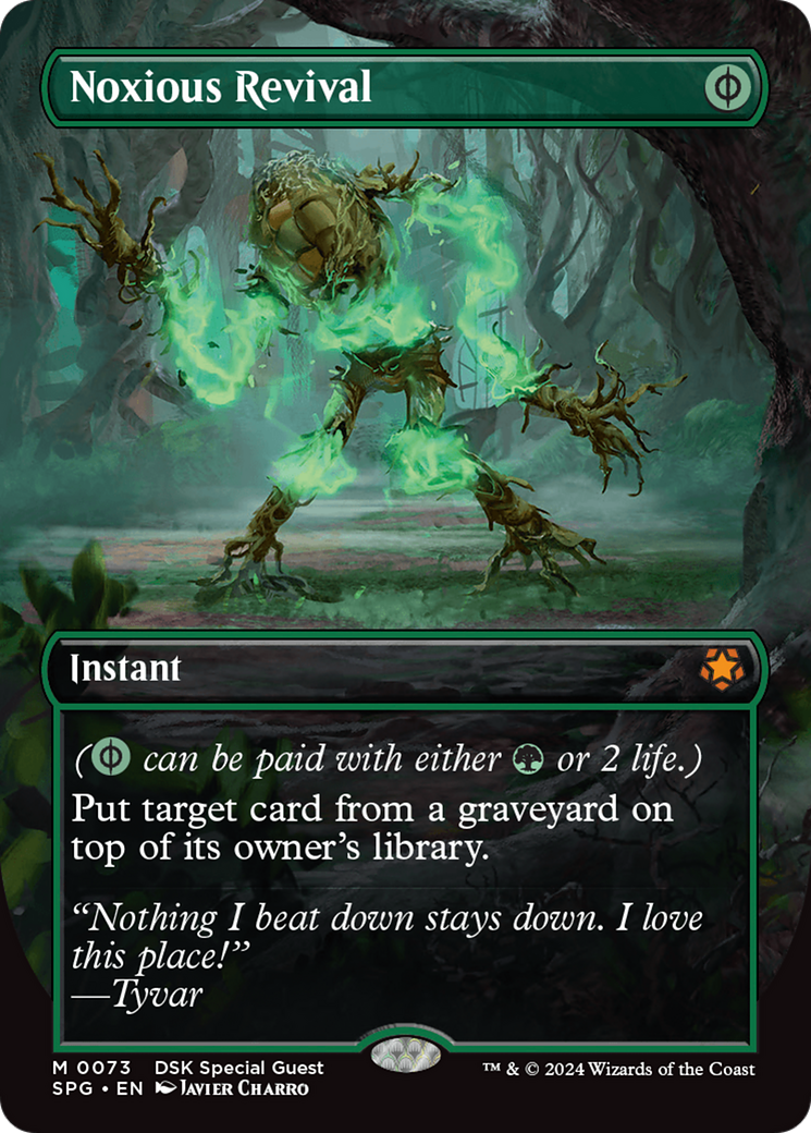 Noxious Revival (SPG-073) - Special Guests (Borderless) - Premium MTG Single from Wizards of the Coast - Just $10.19! Shop now at Game Crave Tournament Store