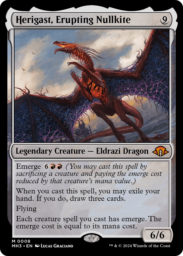 Herigast, Erupting Nullkite (MH3-008) - Modern Horizons 3 - Premium MTG Single from Wizards of the Coast - Just $1.14! Shop now at Game Crave Tournament Store