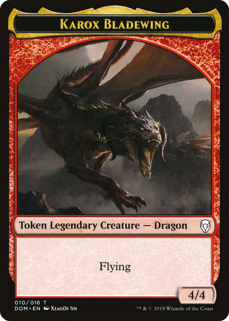 Karox Bladewing (TDOM-010) - Dominaria Tokens