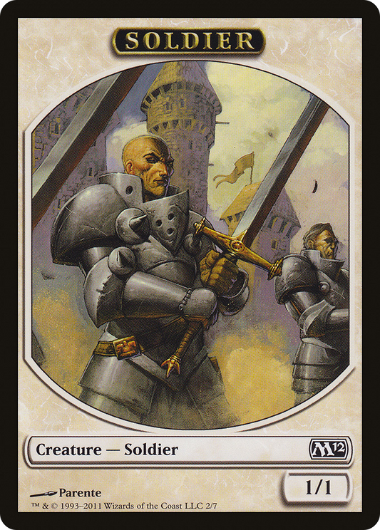 Soldier (TM12-002) - Magic 2012 Tokens