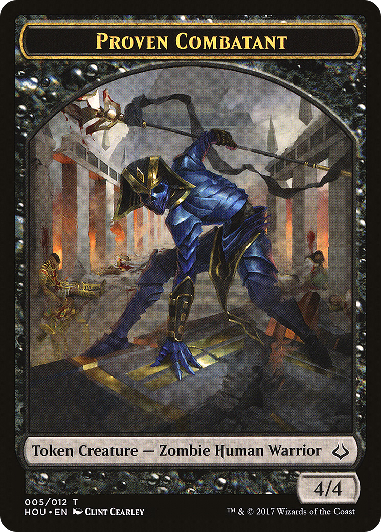 Proven Combatant (THOU-005) - Hour of Devastation Tokens