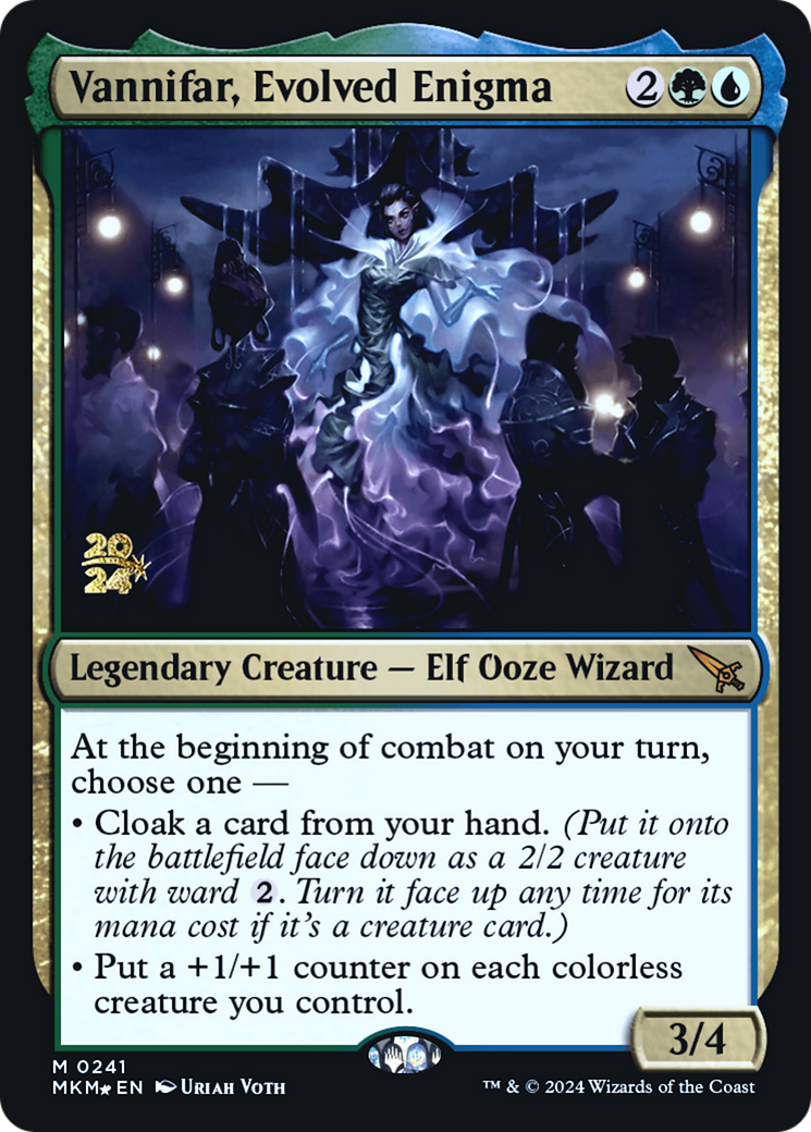 Vannifar, Evolved Enigma (PMKM-241S) - Murders at Karlov Manor Promos Foil - Premium MTG Single from Wizards of the Coast - Just $3.02! Shop now at Game Crave Tournament Store
