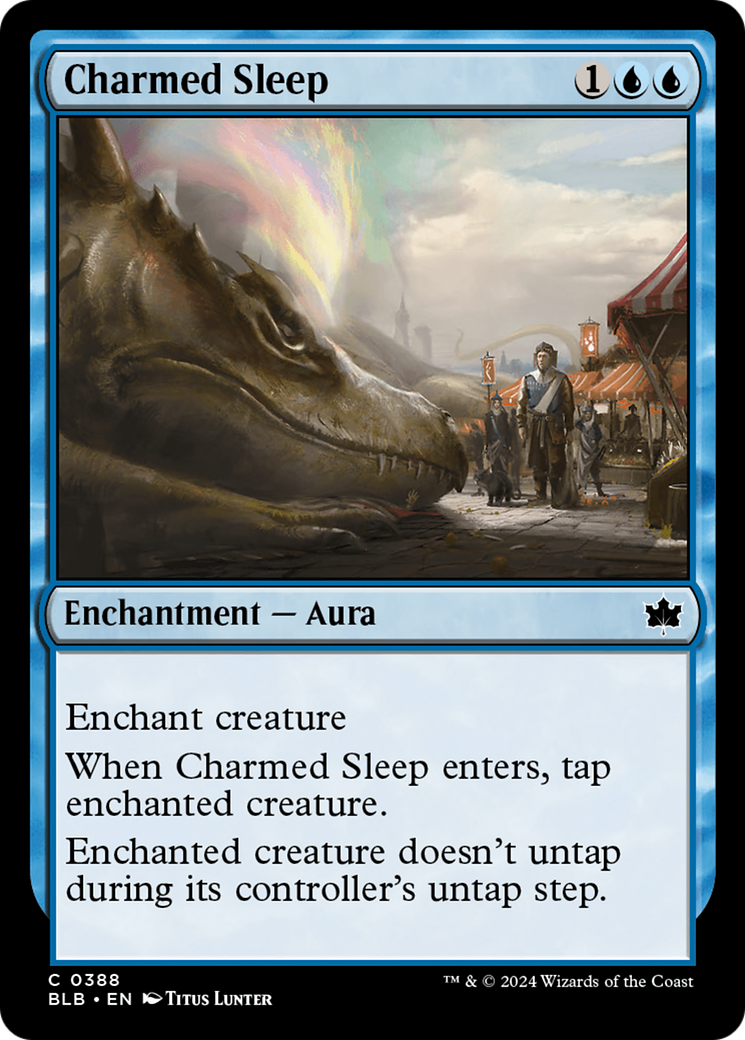 Charmed Sleep (BLB-388) - Bloomburrow - Premium MTG Single from Wizards of the Coast - Just $0.25! Shop now at Game Crave Tournament Store