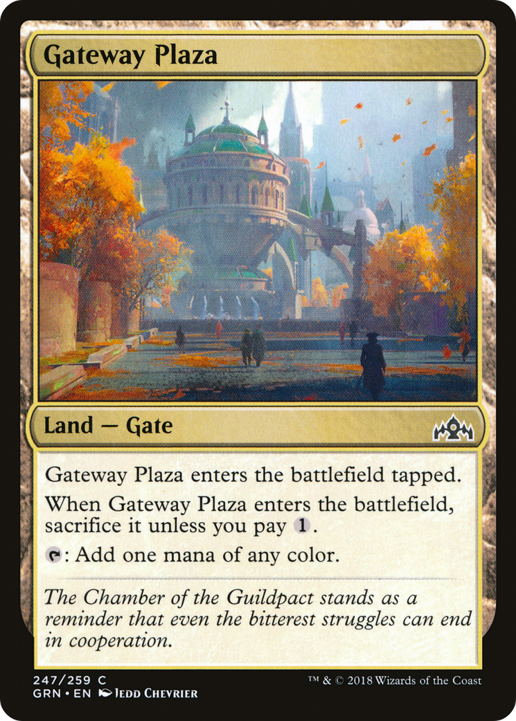 Gateway Plaza (GRN-247) - Guilds of Ravnica Foil