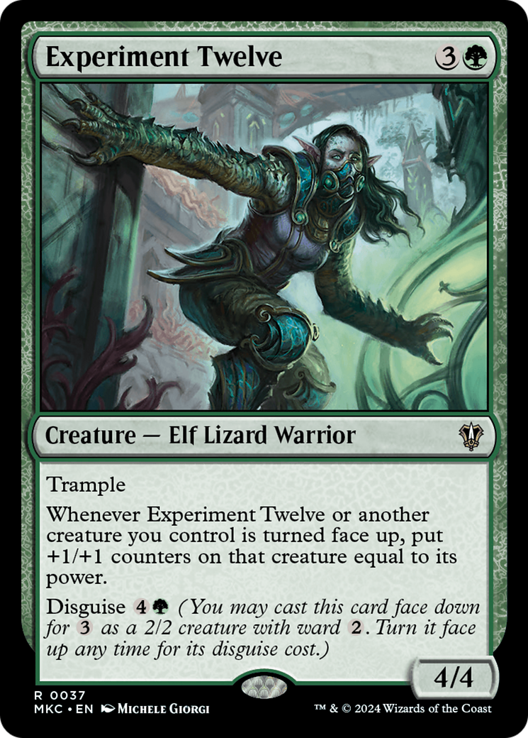Experiment Twelve (MKC-037) - Murders at Karlov Manor Commander - Premium MTG Single from Wizards of the Coast - Just $0.25! Shop now at Game Crave Tournament Store