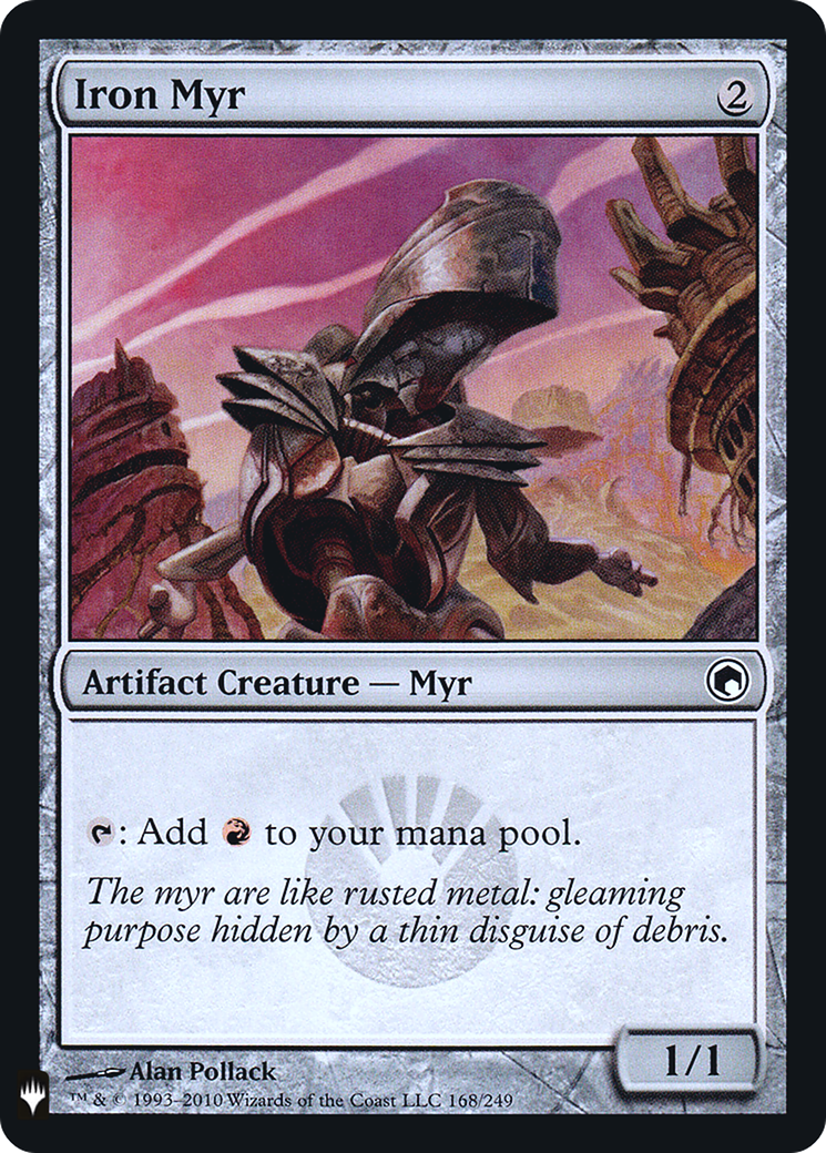 Iron Myr (FMB1-102) - Mystery Booster Retail Edition Foils Foil