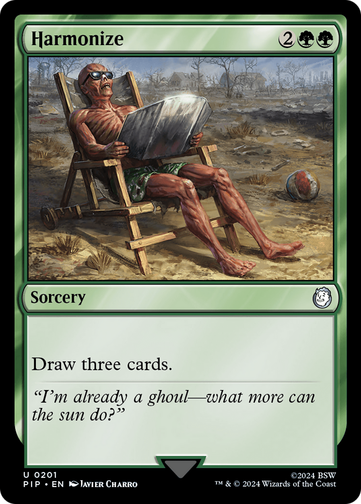 Harmonize (PIP-201) - Fallout - Premium MTG Single from Wizards of the Coast - Just $0.25! Shop now at Game Crave Tournament Store