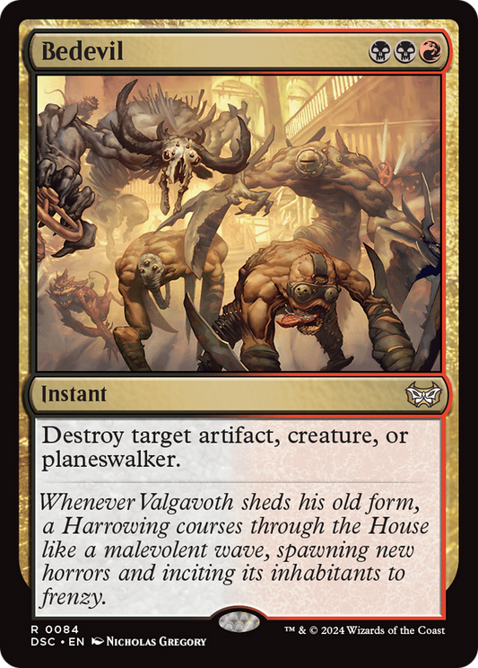 Bedevil (DSC-084) - Duskmourn: House of Horror Commander - Premium MTG Single from Wizards of the Coast - Just $0.46! Shop now at Game Crave Tournament Store
