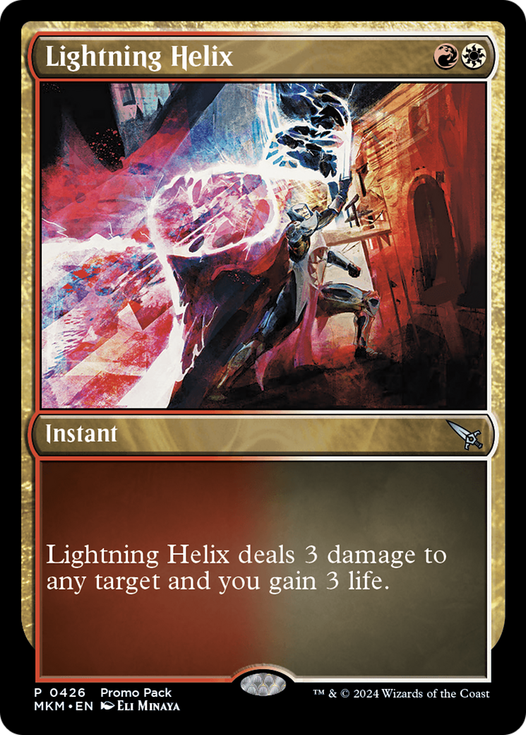 Lightning Helix (MKM-426) - Murders at Karlov Manor Foil - Premium MTG Single from Wizards of the Coast - Just $0.32! Shop now at Game Crave Tournament Store