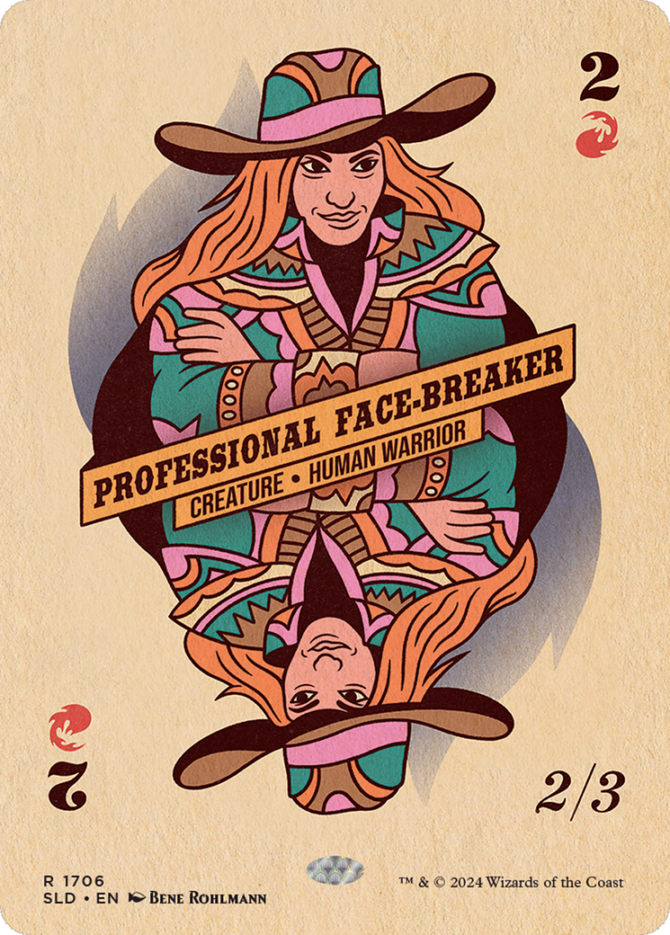 Professional Face-Breaker (SLD-1706) - Secret Lair Drop (Borderless) - Premium MTG Single from Wizards of the Coast - Just $7.70! Shop now at Game Crave Tournament Store