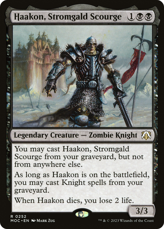 Haakon, Stromgald Scourge (MOC-252) - March of the Machine Commander