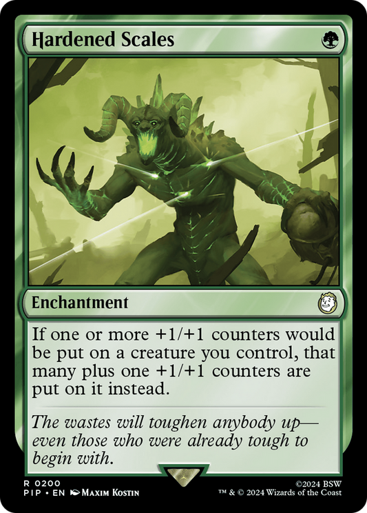 Hardened Scales (PIP-200) - Fallout Foil - Premium MTG Single from Wizards of the Coast - Just $4.94! Shop now at Game Crave Tournament Store