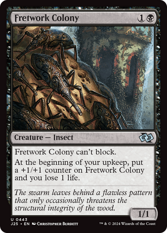 Fretwork Colony (J25-443) - Foundations Jumpstart - Premium MTG Single from Wizards of the Coast - Just $0.25! Shop now at Game Crave Tournament Store