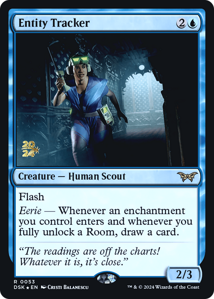 Entity Tracker (PDSK-53S) - Duskmourn: House of Horror Promos Foil - Premium MTG Single from Wizards of the Coast - Just $0.96! Shop now at Game Crave Tournament Store