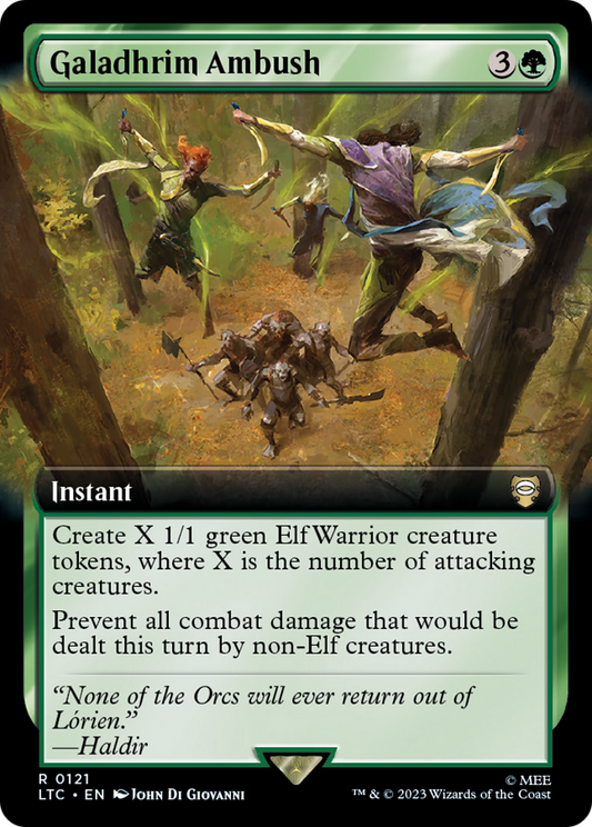 Galadhrim Ambush (LTC-121) - Tales of Middle-earth Commander: (Extended Art) Foil