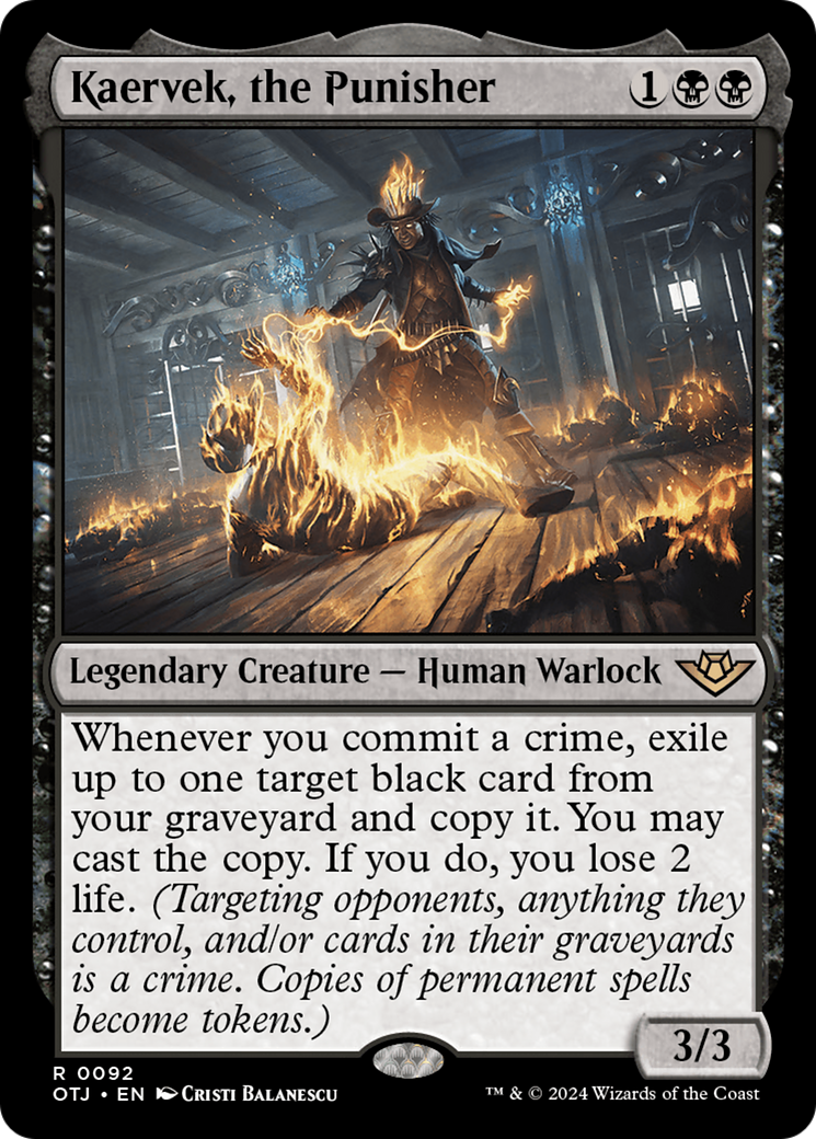 Kaervek, the Punisher (OTJ-092) - Outlaws of Thunder Junction Foil - Premium MTG Single from Wizards of the Coast - Just $0.25! Shop now at Game Crave Tournament Store