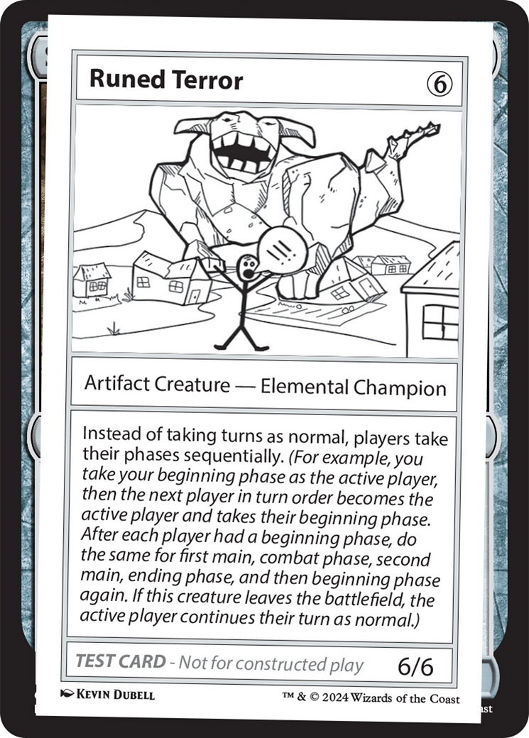Runed Terror (MB2-371) - Mystery Booster 2 - Premium MTG Single from Wizards of the Coast - Just $0.26! Shop now at Game Crave Tournament Store