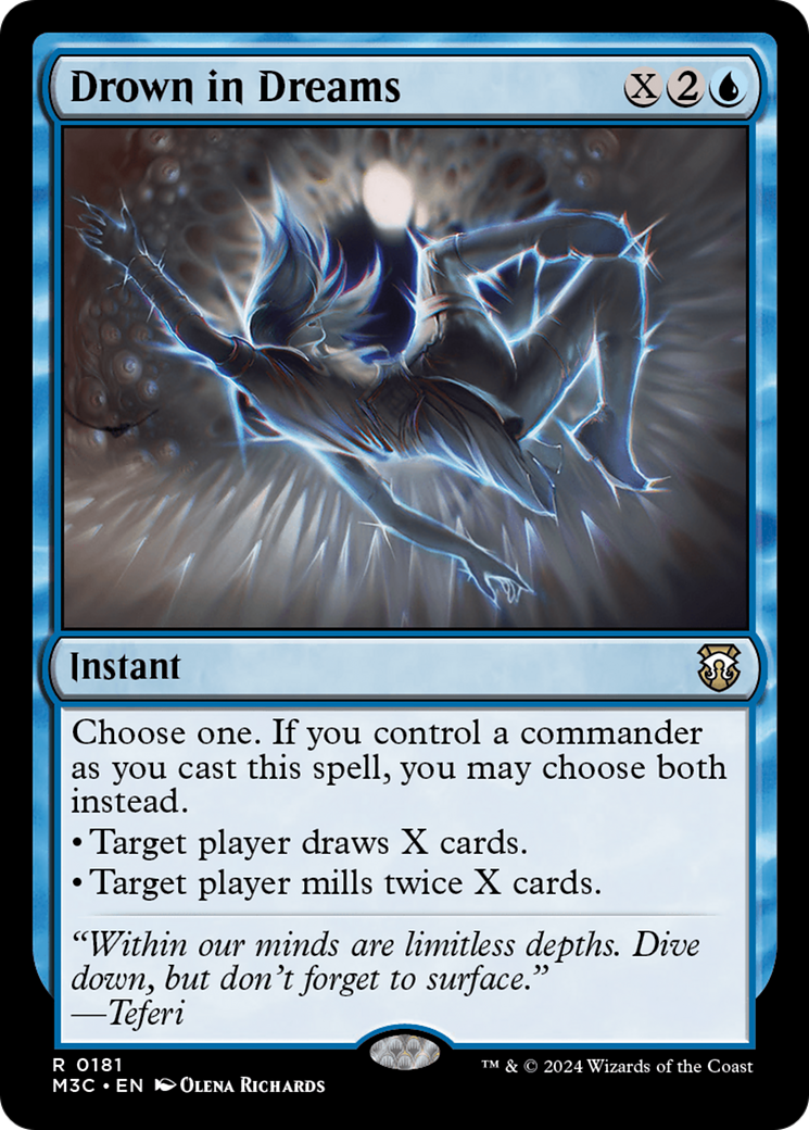 Drown in Dreams (M3C-181) - Modern Horizons 3 Commander - Premium MTG Single from Wizards of the Coast - Just $0.25! Shop now at Game Crave Tournament Store