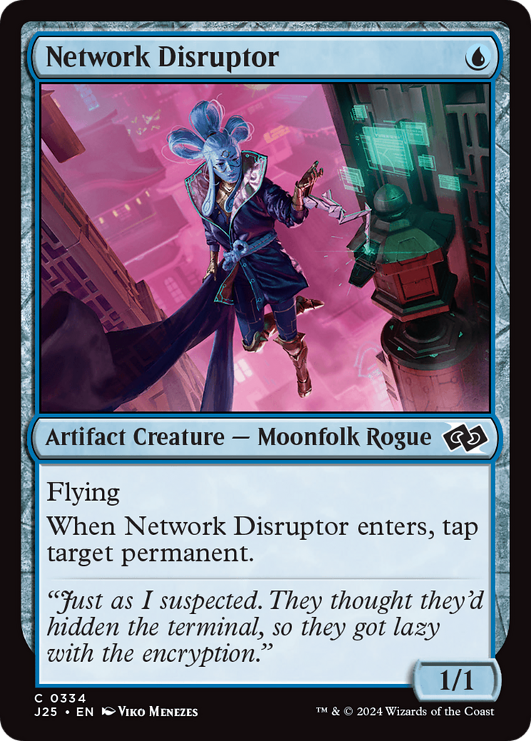 Network Disruptor (J25-334) - Foundations Jumpstart - Premium MTG Single from Wizards of the Coast - Just $0.25! Shop now at Game Crave Tournament Store