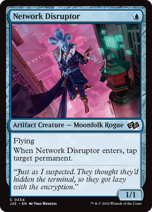 Network Disruptor (J25-334) - Foundations Jumpstart - Premium MTG Single from Wizards of the Coast - Just $0.25! Shop now at Game Crave Tournament Store