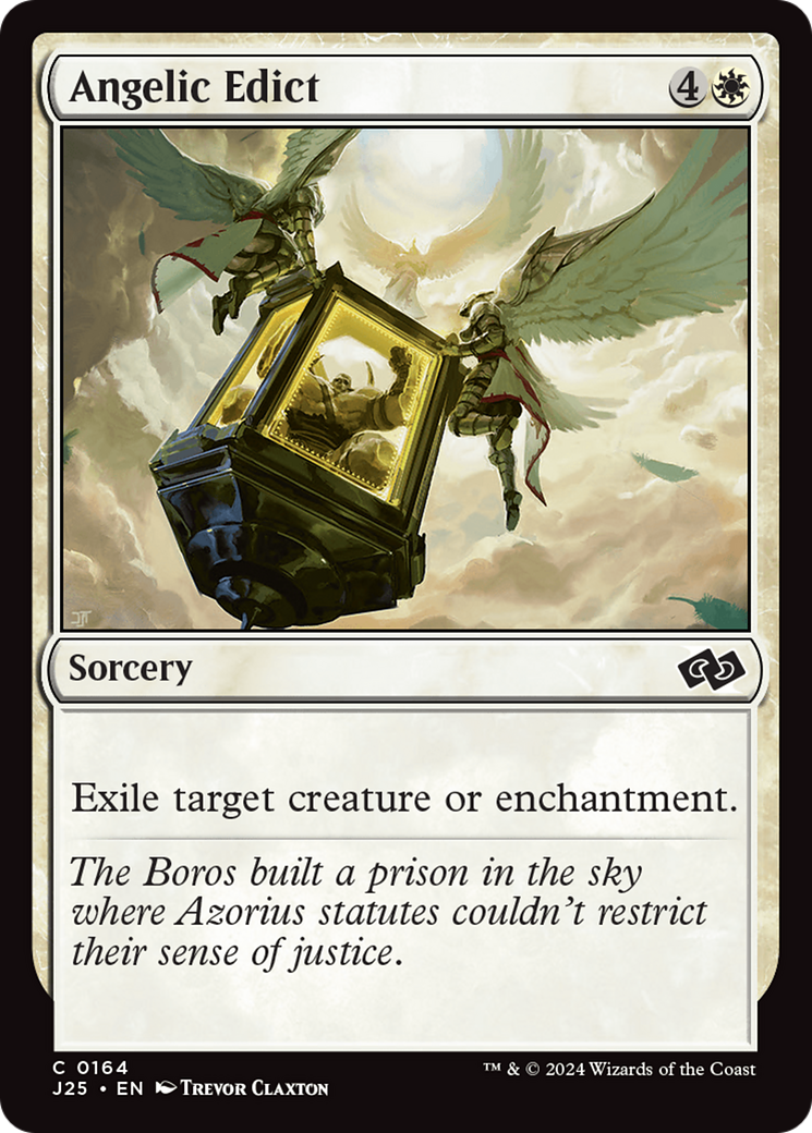 Angelic Edict (J25-164) - Foundations Jumpstart - Premium MTG Single from Wizards of the Coast - Just $0.25! Shop now at Game Crave Tournament Store