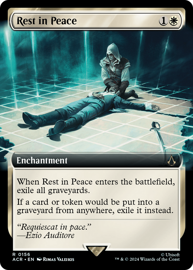 Rest in Peace (ACR-156) - Assassin's Creed: (Extended Art) - Premium MTG Single from Wizards of the Coast - Just $0.37! Shop now at Game Crave Tournament Store
