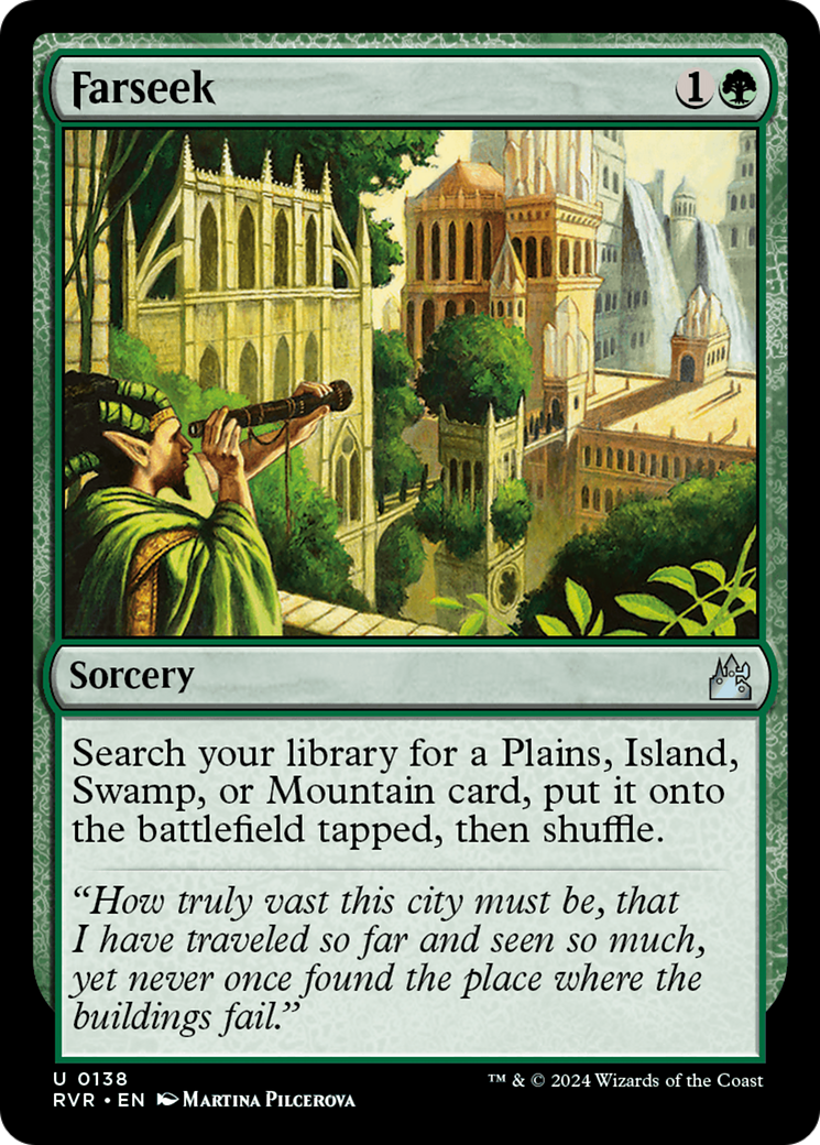 Farseek (RVR-138) - Ravnica Remastered Foil - Premium MTG Single from Wizards of the Coast - Just $1.17! Shop now at Game Crave Tournament Store