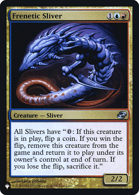 Frenetic Sliver (LIST-PLC-157) - The List