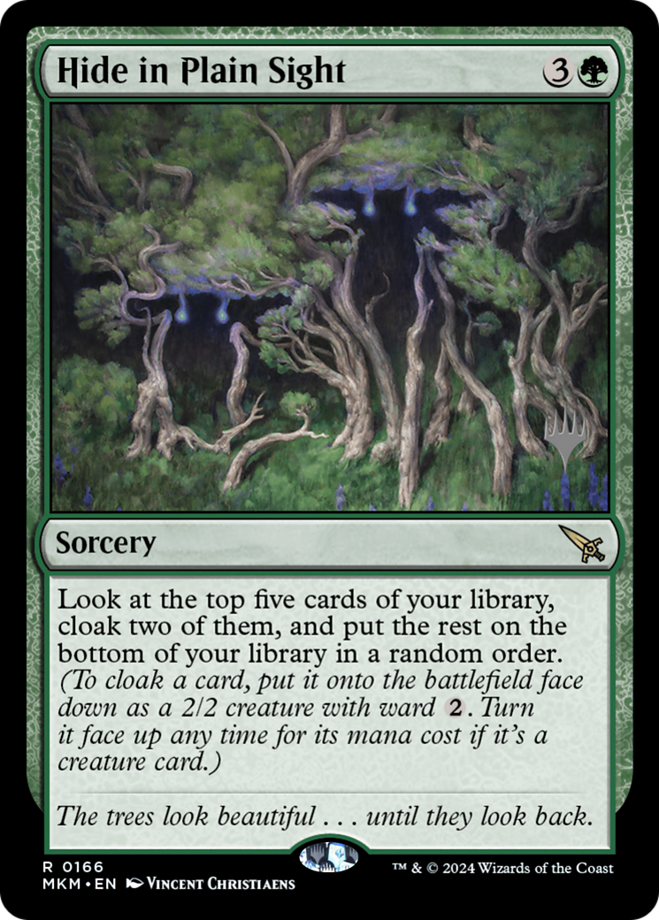 Hide in Plain Sight (PMKM-166P) - Murders at Karlov Manor Promos - Premium MTG Single from Wizards of the Coast - Just $0.32! Shop now at Game Crave Tournament Store
