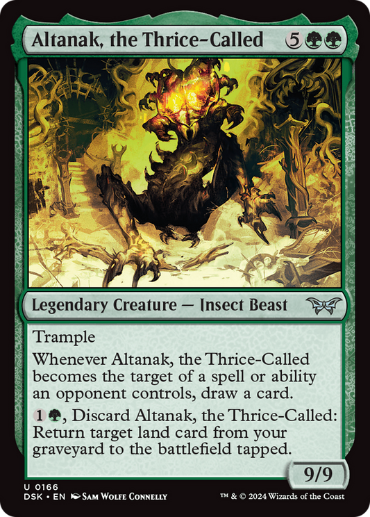 Altanak, the Thrice-Called (DSK-166) - Duskmourn: House of Horror Foil - Premium MTG Single from Wizards of the Coast - Just $0.25! Shop now at Game Crave Tournament Store
