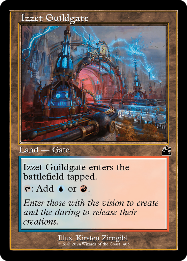 Izzet Guildgate (RVR-405) - Ravnica Remastered - Premium MTG Single from Wizards of the Coast - Just $0.26! Shop now at Game Crave Tournament Store