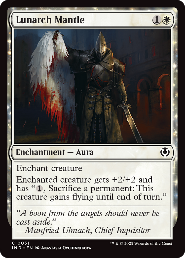 Lunarch Mantle (-031) - Innistrad Remastered Foil - Premium MTG Single from Wizards of the Coast - Just $0.25! Shop now at Game Crave Tournament Store