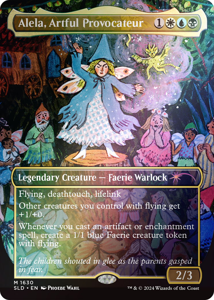 Alela, Artful Provocateur (SLD-1630★) - Secret Lair Drop Foil - Premium MTG Single from Wizards of the Coast - Just $8.99! Shop now at Game Crave Tournament Store