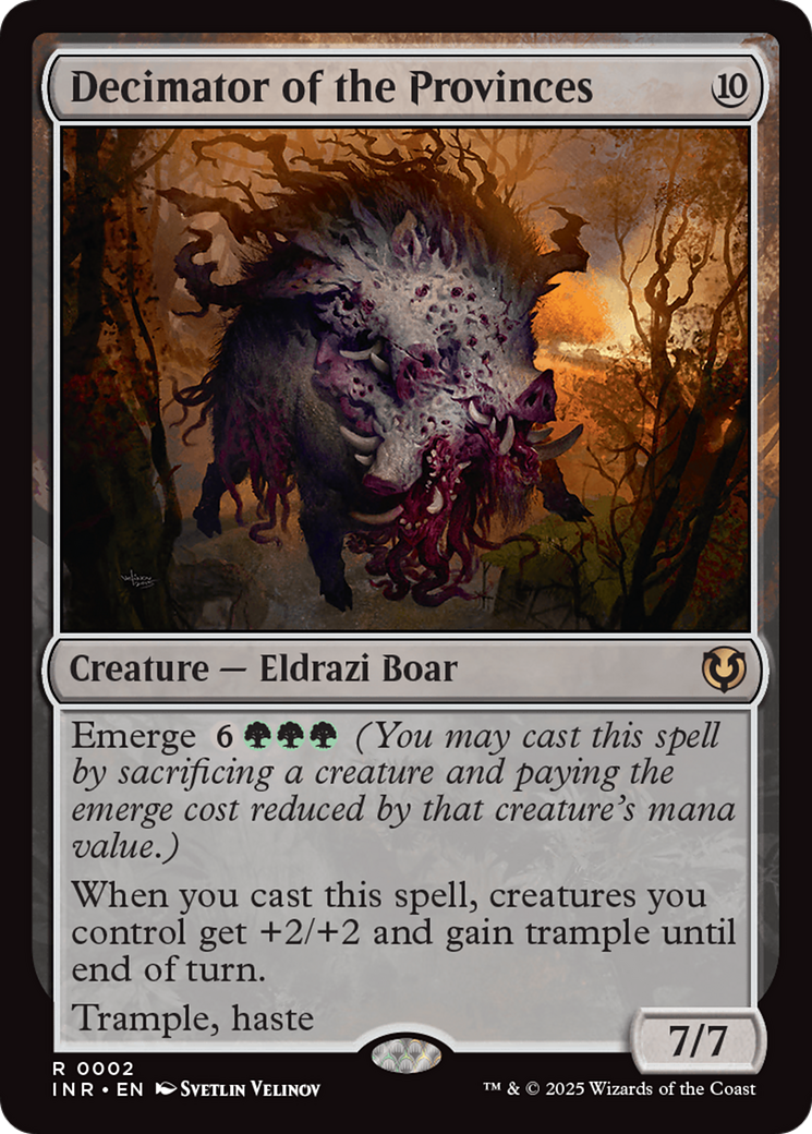 Decimator of the Provinces (-002) - Innistrad Remastered Foil - Premium MTG Single from Wizards of the Coast - Just $0.32! Shop now at Game Crave Tournament Store