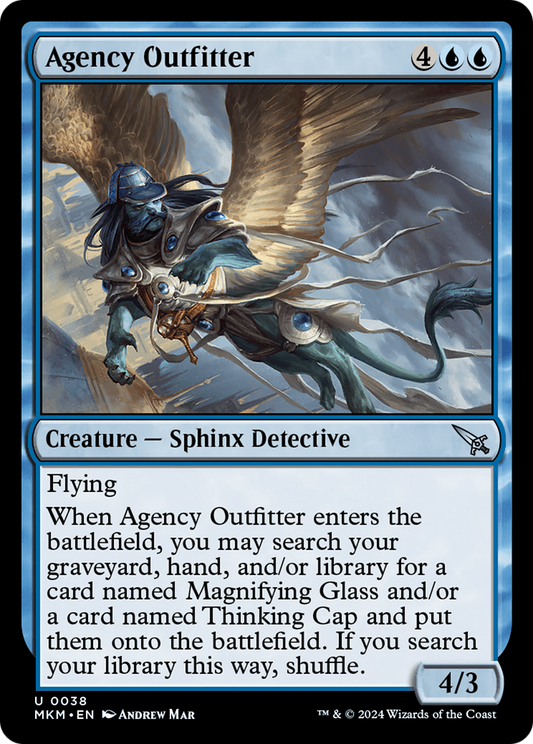 Agency Outfitter (MKM-038) - Murders at Karlov Manor - Premium MTG Single from Wizards of the Coast - Just $0.25! Shop now at Game Crave Tournament Store