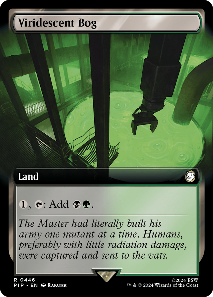 Viridescent Bog (PIP-446) - Fallout: (Extended Art) Foil - Premium MTG Single from Wizards of the Coast - Just $0.79! Shop now at Game Crave Tournament Store