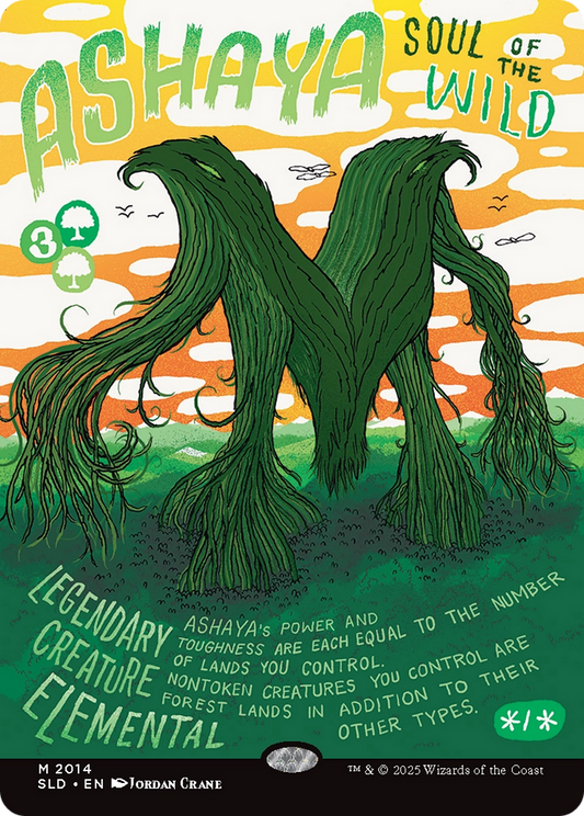 Ashaya, Soul of the Wild (SLD-2014) - Secret Lair Drop (Borderless)