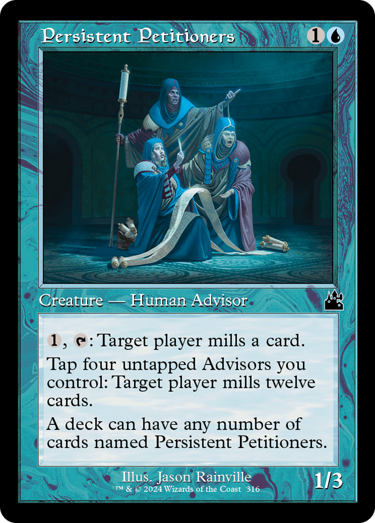 Persistent Petitioners (RVR-316) - Ravnica Remastered Foil - Premium MTG Single from Wizards of the Coast - Just $1.10! Shop now at Game Crave Tournament Store