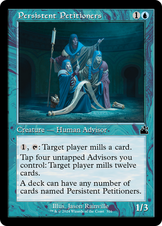 Persistent Petitioners (RVR-316) - Ravnica Remastered - Premium MTG Single from Wizards of the Coast - Just $0.73! Shop now at Game Crave Tournament Store