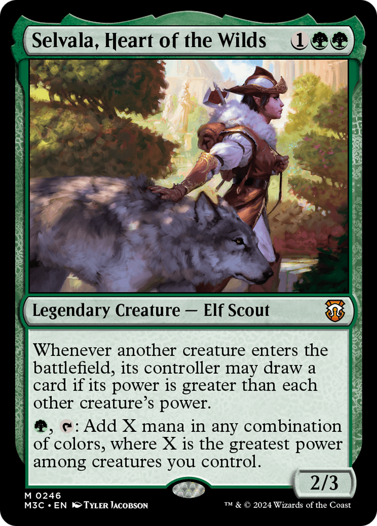 Selvala, Heart of the Wilds (M3C-246) - Modern Horizons 3 Commander - Premium MTG Single from Wizards of the Coast - Just $4.30! Shop now at Game Crave Tournament Store