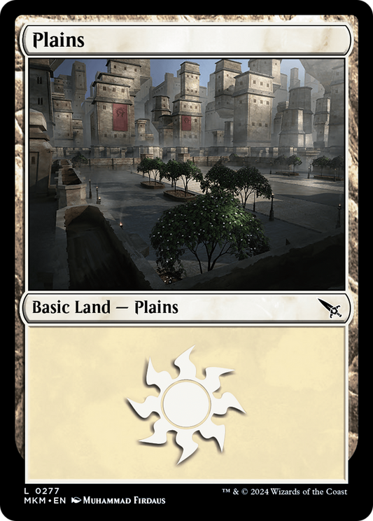 Plains (MKM-277) - Murders at Karlov Manor - Premium MTG Single from Wizards of the Coast - Just $0.24! Shop now at Game Crave Tournament Store