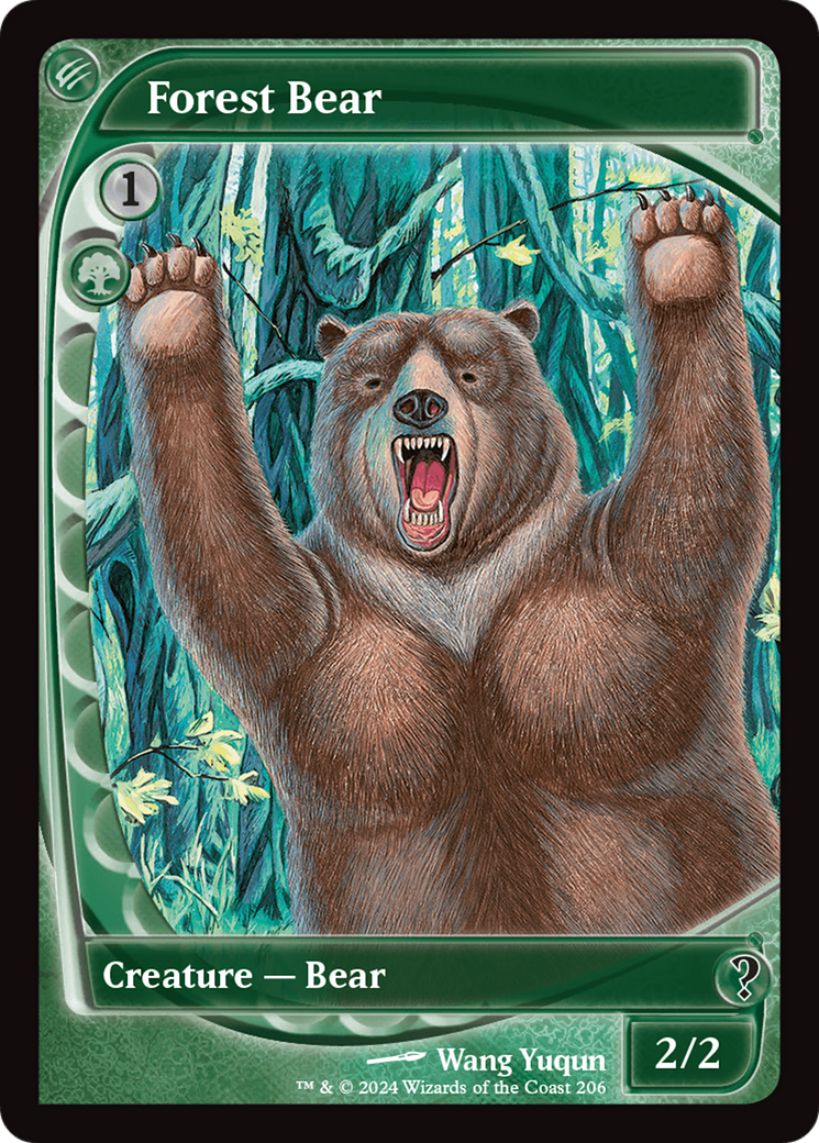 Forest Bear (MB2-206) - Mystery Booster 2 - Premium MTG Single from Wizards of the Coast - Just $0.94! Shop now at Game Crave Tournament Store