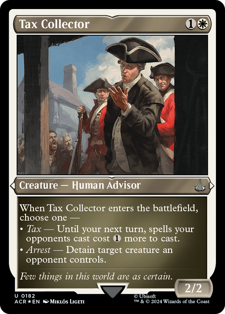 Tax Collector (ACR-182) - Assassin's Creed Etched Foil - Premium MTG Single from Wizards of the Coast - Just $0.86! Shop now at Game Crave Tournament Store