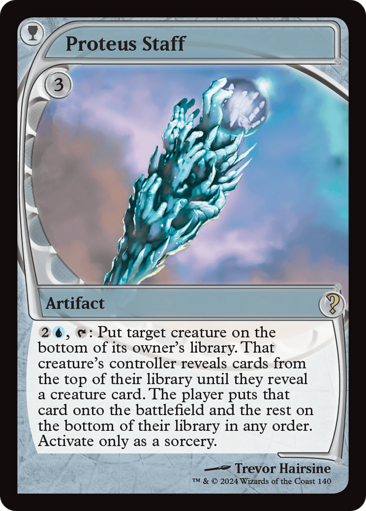Proteus Staff (MB2-140) - Mystery Booster 2 - Premium MTG Single from Wizards of the Coast - Just $0.76! Shop now at Game Crave Tournament Store