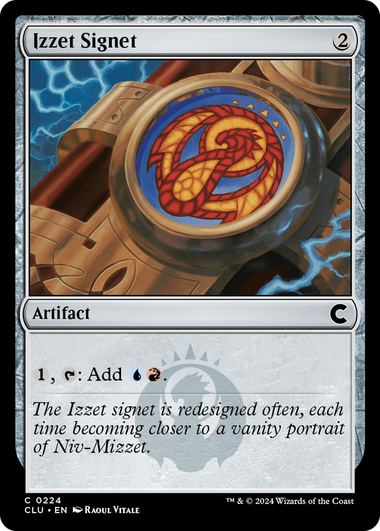 Izzet Signet (CLU-224) - Ravnica: Clue Edition - Premium MTG Single from Wizards of the Coast - Just $0.25! Shop now at Game Crave Tournament Store