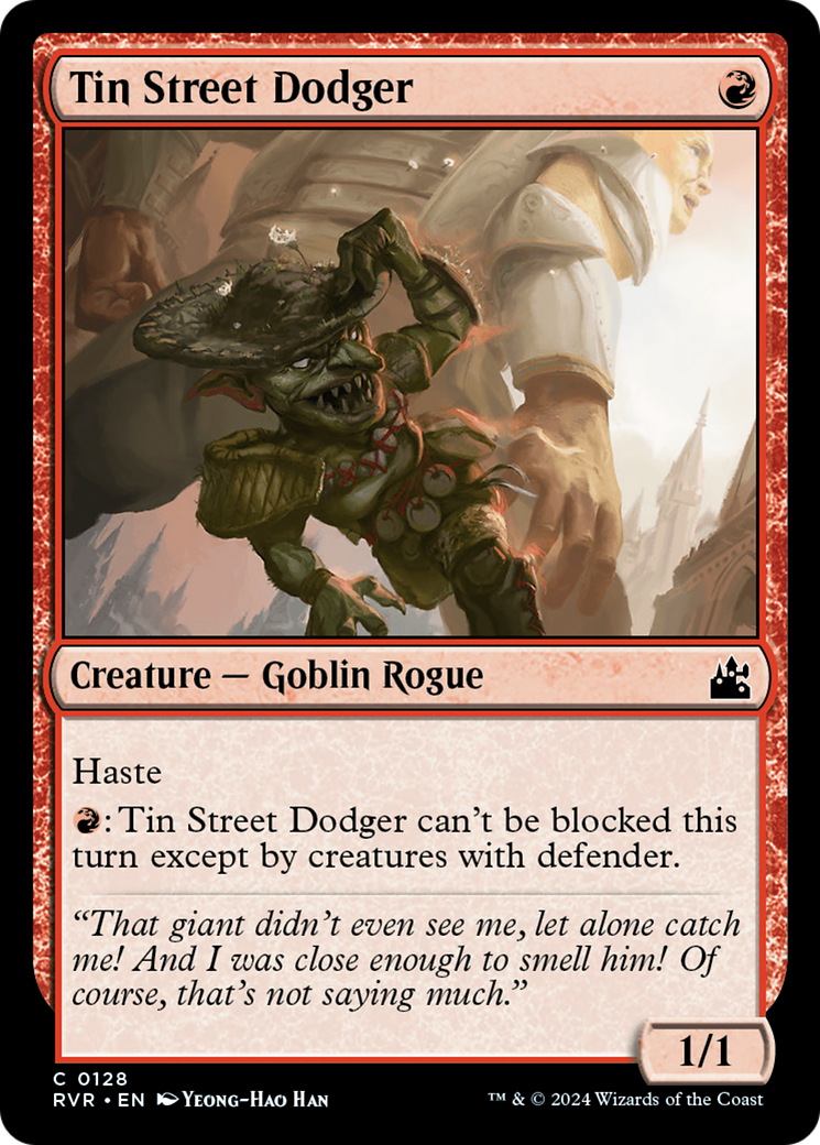 Tin Street Dodger (RVR-128) - Ravnica Remastered Foil - Premium MTG Single from Wizards of the Coast - Just $0.25! Shop now at Game Crave Tournament Store